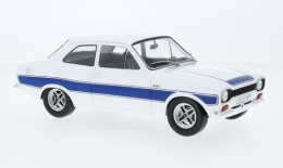 Ford Escort MK I RS 2000 - 1973 - White & Blue - Model Car Group (1:18) - Autres & Non Classés