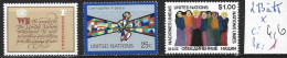 NATIONS UNIES OFFICE DE NEW-YORK 283 à 85 * Côte 4.10 € - Unused Stamps
