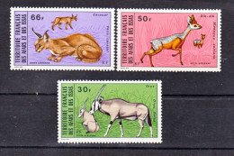 Afars Et Issas PA  80/82 Faune Neuf ** TB MNH Sin Charnela Cote 23 - Unused Stamps