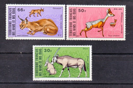 Afars Et Issas PA  80/82 Faune Neuf ** TB MNH Sin Charnela Cote 23 - Neufs