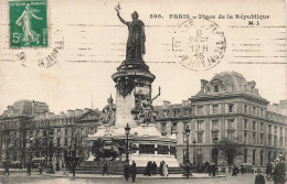 FRANCE - Paris - Place De La République - Carte Postale Ancienne - Squares