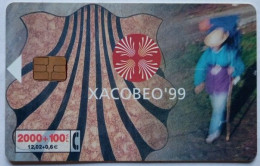 Spain 2000 + 100  Chip Card - Xacobeo  99 - Basisuitgaven