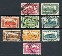 BELGIQUE -  COLIS POSTAUX (LOCOMOTIVES) - N° Yvert 307+308+309+311+312+313+316+317+318 Obli - Used