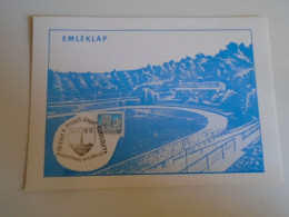 ZA486.24    Emlkéklap -  Kohász Sport Egyesület KSE   1976   75 éves - Salgótarján, Stadion Stadium - Covers & Documents