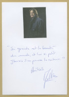Marcus Malte - Romancier Français - Pensée Autographe Signée + Photo - 2016 - Schrijvers