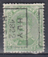 2840 Voorafstempeling Op Nr 137 - HUY 1922 HOEI - Positie B - Roulettes 1920-29