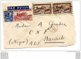 62 - 20 - Fragment De Lettre Envoyée De Tunis à Naradi / Niger 1940 - Covers & Documents