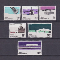 ROSS DEPENDENCY NEW ZEALAND 1972, Sc #L9-L12, Ships, Birds, Planes, MNH - Unused Stamps