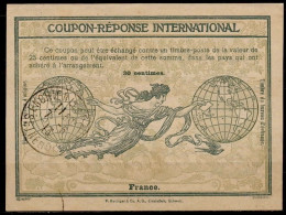 FRANCE  Ro4  30c.  International Reply Coupon Reponse Antwortschein IRC IAS Cupon Respuesta O ENGHIEN LES BAINS SEINE ET - Antwoordbons