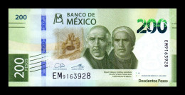 México 200 Pesos 2022 Pick 135h Sign 1 Sc Unc - Mexico