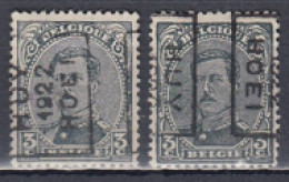 2889 Voorafstempeling Op Nr 183 - HUY 1922 HOEI - Positie A & B - Rollo De Sellos 1920-29