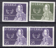 T1297 - SUEDE SWEDEN Yv N°527/28 + B ** - Unused Stamps