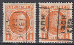 2934 Voorafstempeling Op Nr 190 - HUY 1922 HOEI - Positie A & B - Roulettes 1920-29