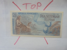 INDONESIE 2 1/2 Rupiah 1961 Neuf (B.33) - Indonesien