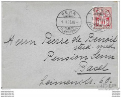 20 - 14- Enveloppe Avec Superbes Cachets à Date De Bern 1905 - Brieven En Documenten