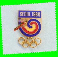 Pin's Logo Des Jeux Olympiques De Séoul 1988, Corée Du Sud - Jeux Olympiques