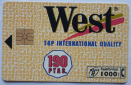 Spain 1000 Pta. Chip Card - West - Basisausgaben