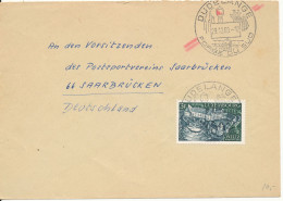 Luxembourg Cover Sent To Germany Dudelange 29-12-1969 Single Franked - Lettres & Documents