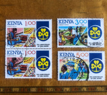 Kenya 1997 Boy Scouts 3 Values Fine Used - Kenya (1963-...)