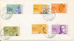 Portugal Cover With Complete Set Of 6 Stamps From 1981 - Covers & Documents