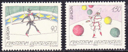 Liechtenstein 2002 Europa CEPT "Circus" Set MNH - 2002