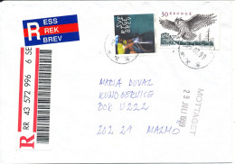 Sweden Registered Cover 27-7-1999 - Briefe U. Dokumente