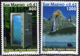 San Marino 2001 Europa CEPT Set MNH - 2001