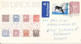 Australia Uprated Postal Stationery Cover Sent To Denmark 21-9-1999 - Postal Stationery