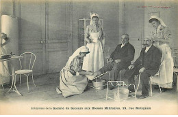 PARIS - Infirmières De La Société De Secours Aux Blessés Militaires - 19, Rue Matignon - Santé, Hôpitaux