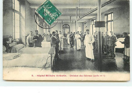 PARIS - Santé - Hôpital Militaire St.Martin - Division Des Fiévreux (salle N°1) - Santé, Hôpitaux