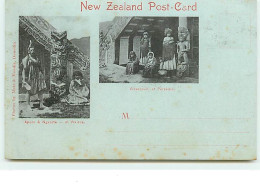 NEW ZELANDE - Wharepuni At Parekino - Aporo & Ngareta At Wairoa - Totem - Nouvelle-Zélande