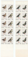 Norway 1981 - Birds, Mi-Nr. 827/30 In 2 Booklets Mi-Nr. MH 4/5, MNH** - Neufs