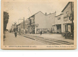 ARNOUVILLE-LES-GONESSE - Avenue De Villiers, Le Casino Et Le Café - Cinéma - Arnouville Les Gonesses