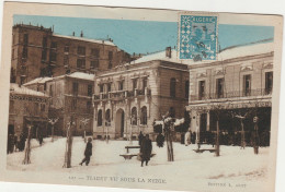 THIARET   ALGERIE   BELLE CPA COLORISEE  VUE SOUS LA NEIGE - Tiaret