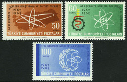 Türkiye 1963 Mi 1863-1865 MNH Nuclear Research - Ungebraucht