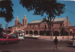 OLD ALBUQUERQUE, CHURCH, ARCHITECTURE, CARS, NEW MEXICO, UNITED STATES, POSTCARD - Sonstige & Ohne Zuordnung