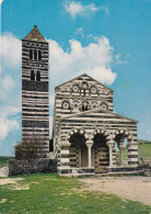 Cartolina Basilica Di Saccargia ( Sassari ) La Facciata Della Basilica - Nuoro