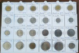 Lote De 24 Monedas Juan Carlos De Distintos Valores Y Varios Años - Other & Unclassified