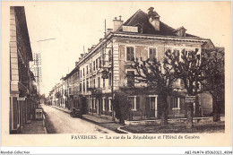 ABIP6-74-0471 - FAVERGES - La Rue De La Republique Et L'Hotel De Geneve - Faverges