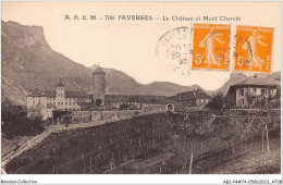 ABIP4-74-0328 - FAVERGES - Le Chateau Et Mont Charvin  - Faverges
