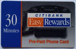 USA Omni Tel.. 30 Minutes Prepaid - Citibank Easy Rewards - Autres & Non Classés