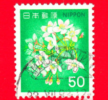 GIAPPONE - Usato - 1980 - Flowers - Fleurs - Fiori Di Ciliegio - 50 - Unused Stamps