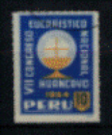Pérou - "Surtaxe Obligatoire Au Profit Du 7ème Congrès Eucharistique National à Huancayo" - T. Oblitéré N° 456 De 1962 - Pérou