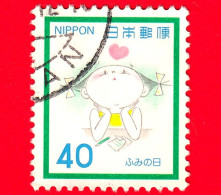 GIAPPONE - Usato - 1981 - Giornata Scrittura Di Lettere - Girl Writing Letter - 40 - Used Stamps