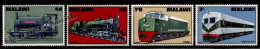 Malawi 1968 Yv. 84-87, Trains, Malawi Railways Locomotives, Engines, Transport - MNH - Malawi (1964-...)