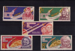 CUBA 1963 Russian Astronauts MNH - Nuevos