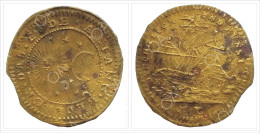 Nuremberg Jeton / Very Rarity / Michael Leikauf Or Leykauff 1724-1768 / Ship / BEDENCK.DAS.ENDE.ANFANG / 20 Mm - Monetary/Of Necessity