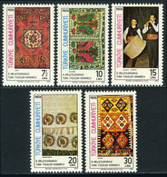 Türkiye 1981 Mi 2567-2571 MNH Folklore Congress - Unused Stamps