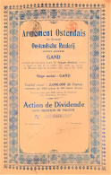 Oostendsche Rederij (1921) Gent - Action De Dividende - Industrie