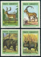 Türkiye 1967 Mi 2038-2041 MNH Native Mammals | Animals - Nuovi